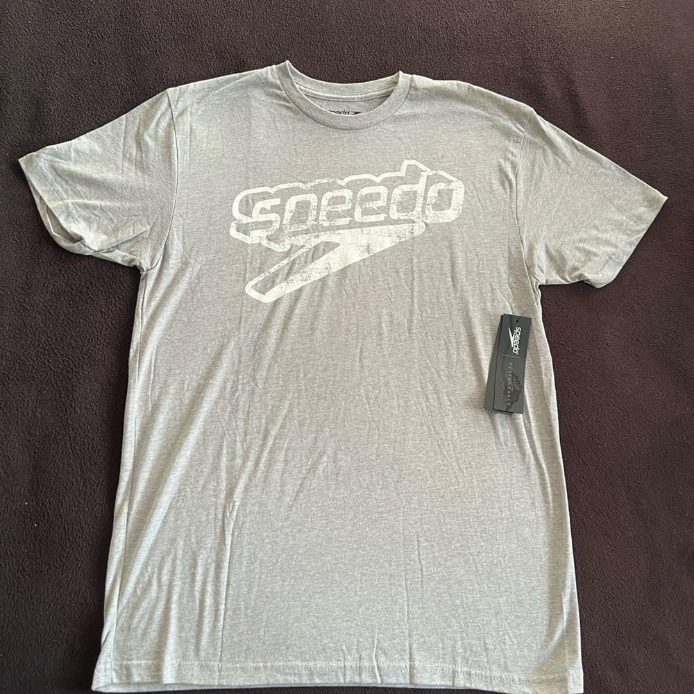 Speedo Logo Swim Performance Men’s T-shirt Size Medium